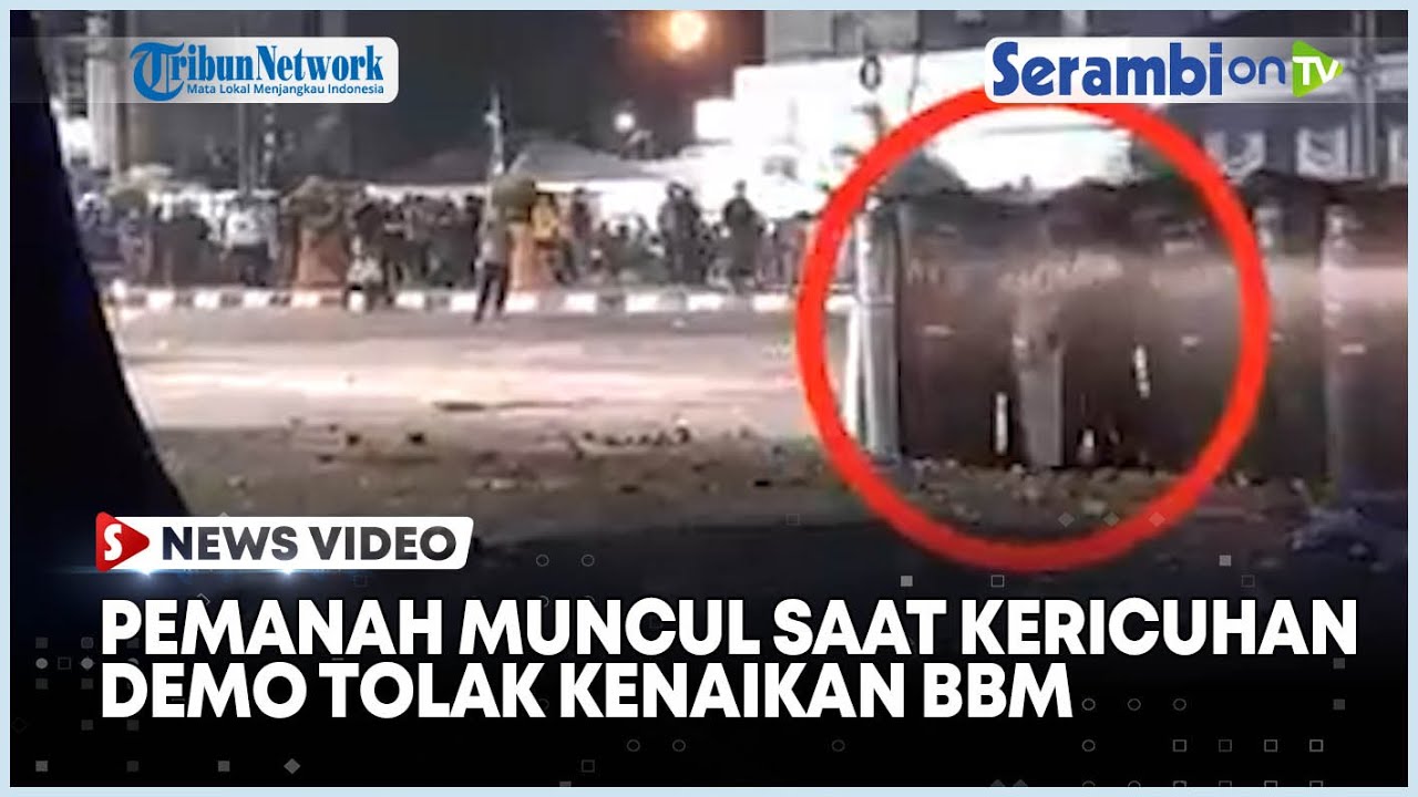 Viral Pemanah Muncul Saat Kericuhan Demo Tolak Kenaikan BBM