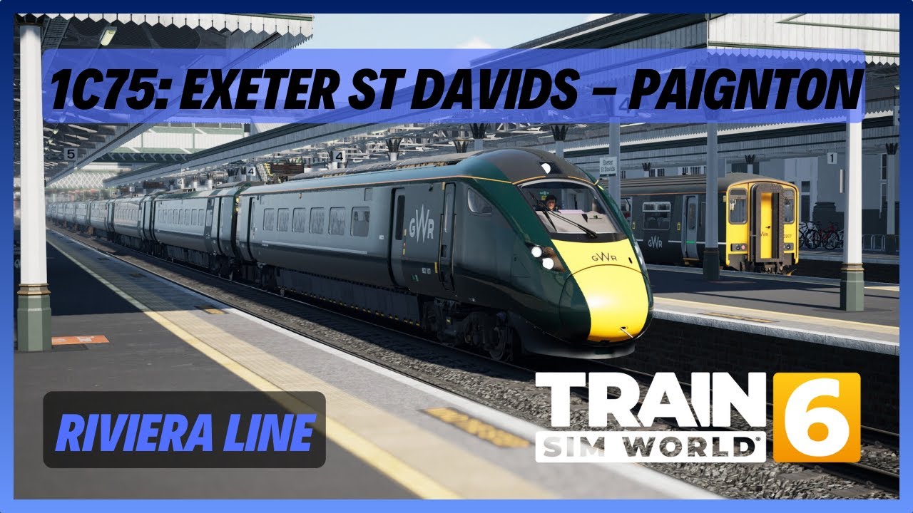TSW6 | 1C75: Exeter St Davids - Paignton | GWR Class 802 | Riviera Line | AWS DSD | EARLY ACCESS