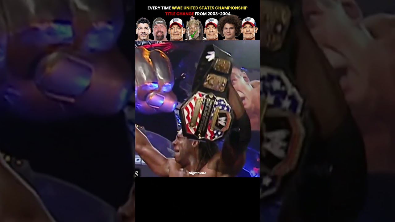 Every Time United States Championship Title Change From 2003-2004