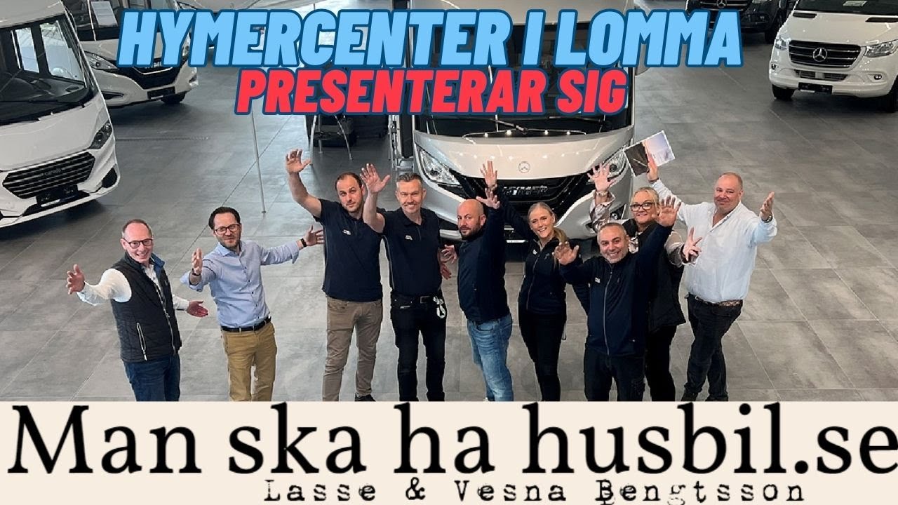 Hymer Center Lomma - Platschefen gör en rundvandring och berättar om stället.
