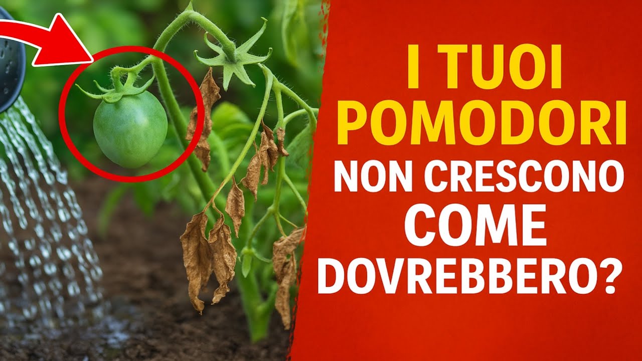 I Tuoi Pomodori Non Crescono Come Dovrebbero?