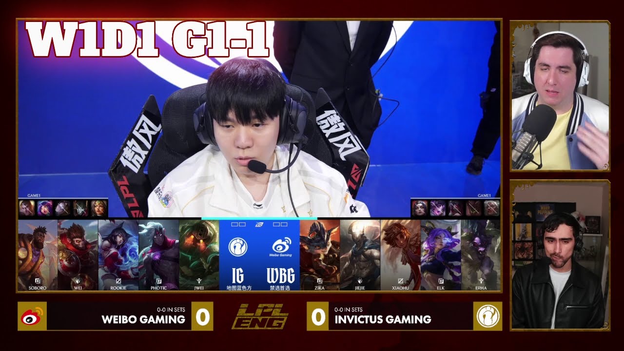 IG vs WBG - Game 1 | Week 1 Day 1 LPL Winter 2026 Split 1 | Invictus Gaming vs Weibo Gaming G1 full