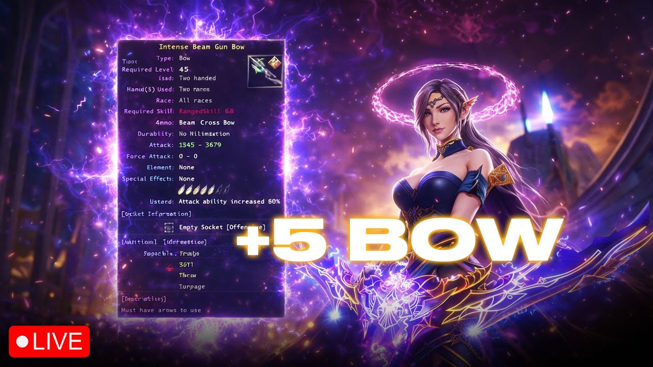 SATU SATUNYA +5 BOW DI SERVER | RF RETURN #rfonline #SOLOVA
