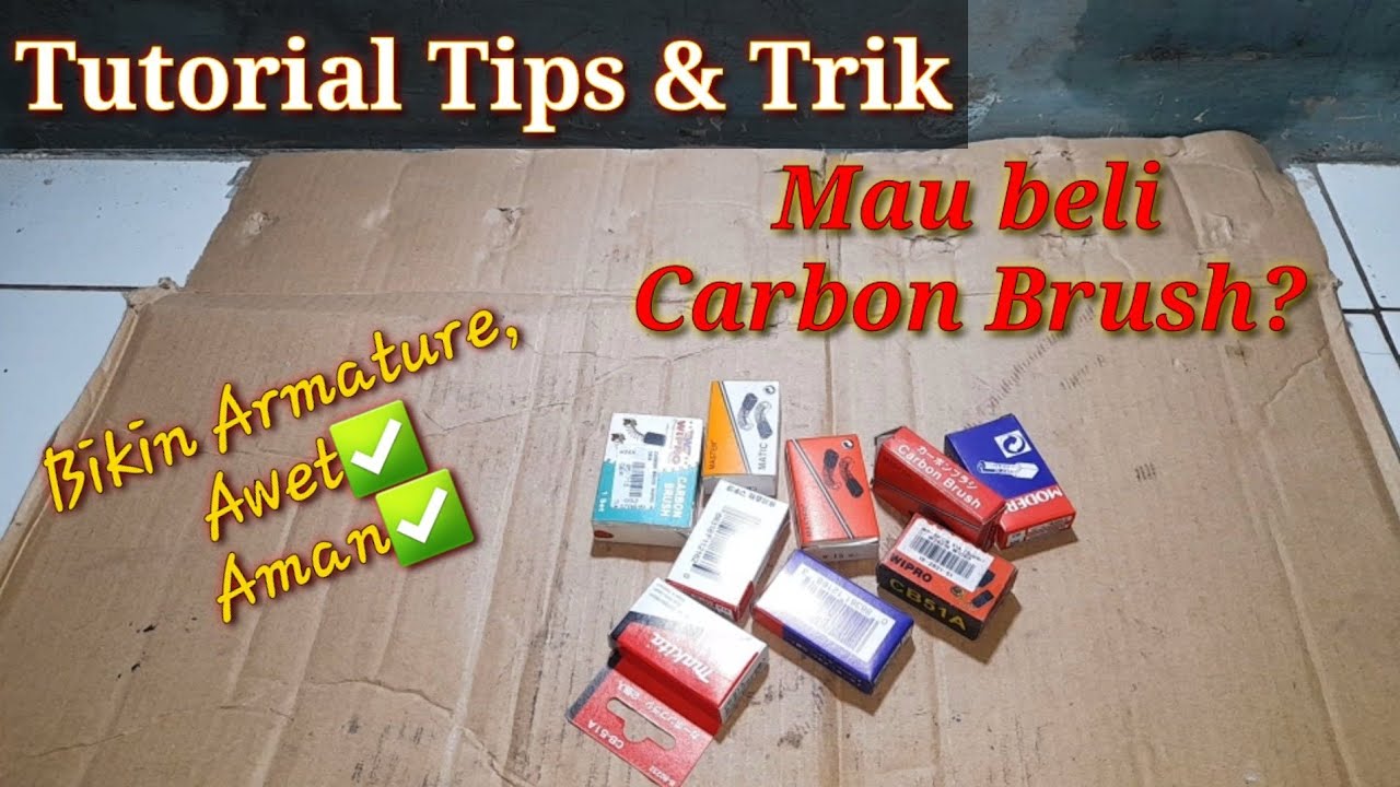 Ciri - Ciri Carbon Brush Arang Bostel yang BAGUS untuk mesin power tools #carbonbrush #powertools