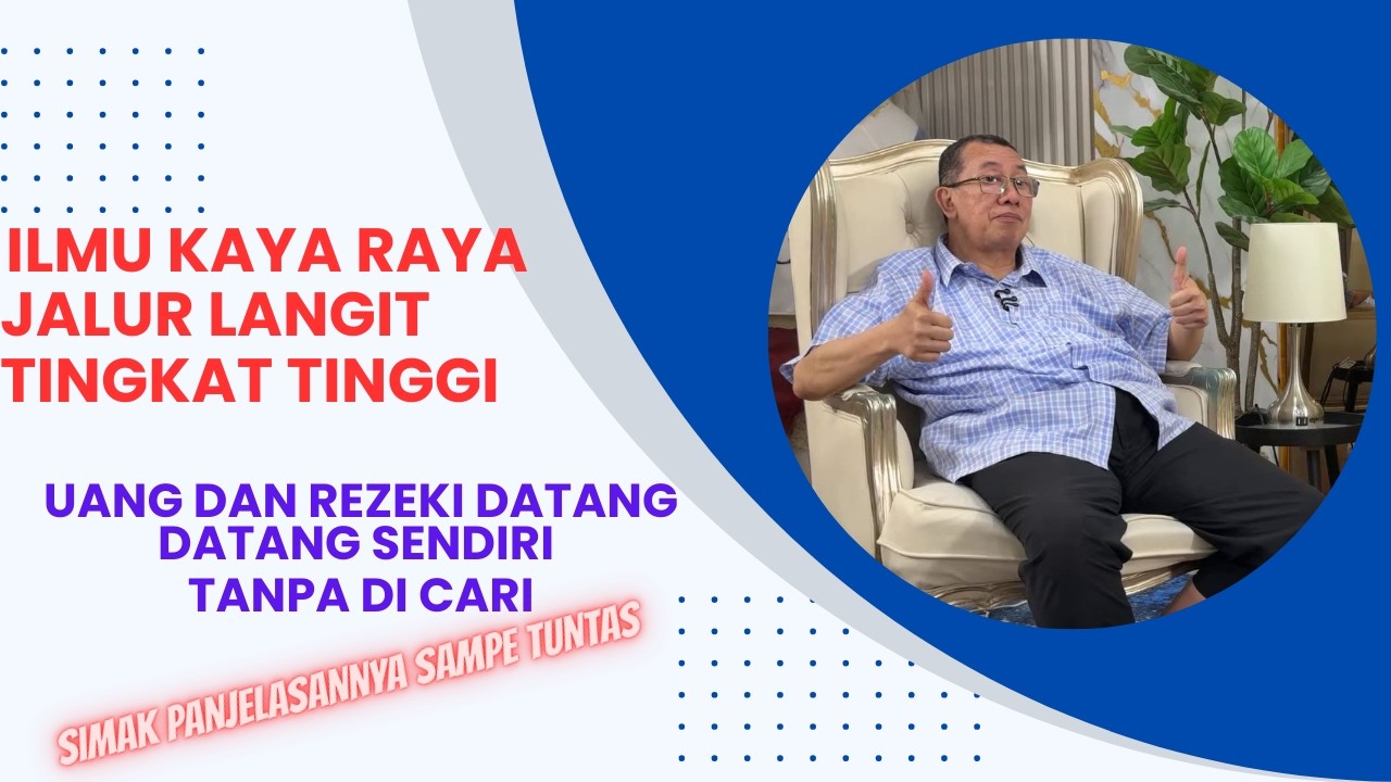 UANG DAN REZEKI DATANG SENDIRI TANPA DI CARI