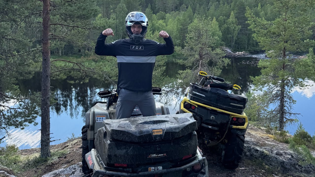 Поездка по лесам района. BRP OUTLANDER XTP. #покатушки  #adventure  #brp