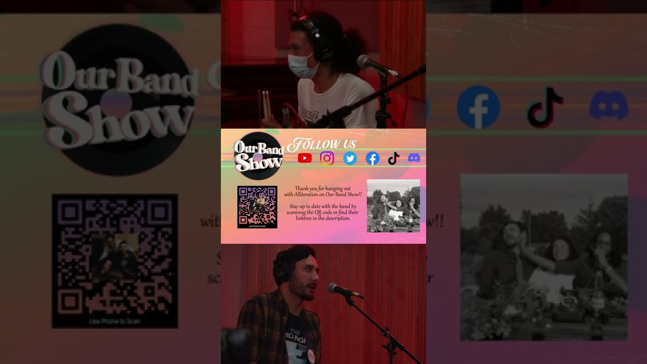 @alliteration_ny discusses additional band members live @OurBandShow