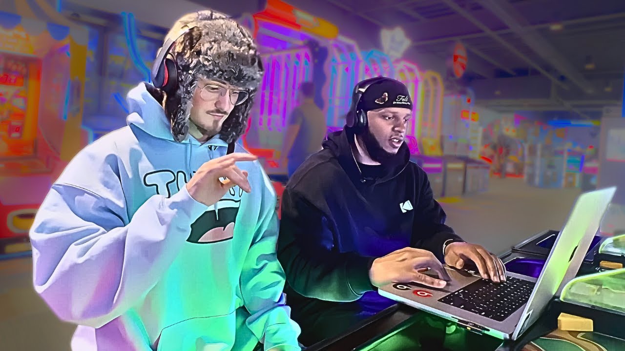 Making A Beat Inside The Arcade
