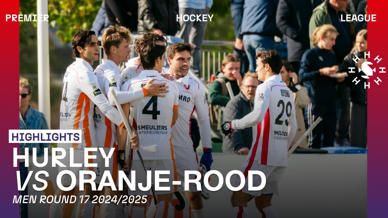 Soepele zondag voor Oranje-Rood 😌 HUR - ORO 🏑 Tulp Hoofdklasse Heren ‘24/’25 | Samenvatting