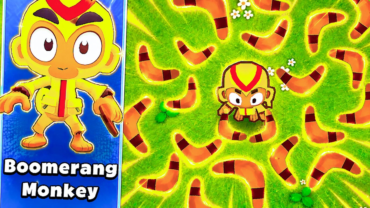 Boomerang Monkey z 10 BOOMERANGAMI?! NOWE BLOONSY SĄ SUPER Bloons Blitz