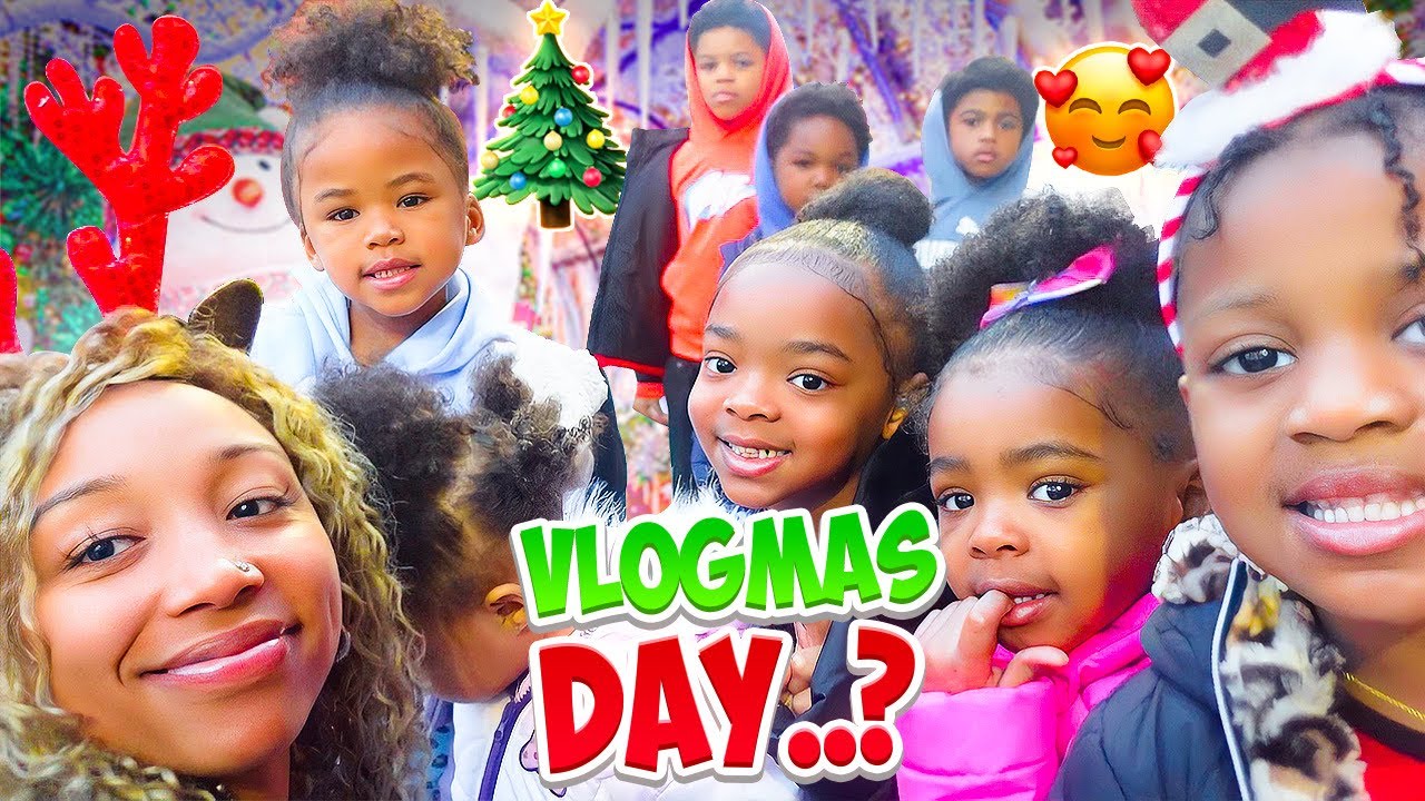 First Christmas Outing With All The Kids!! 😅🎄Vlogmas Day 1!!