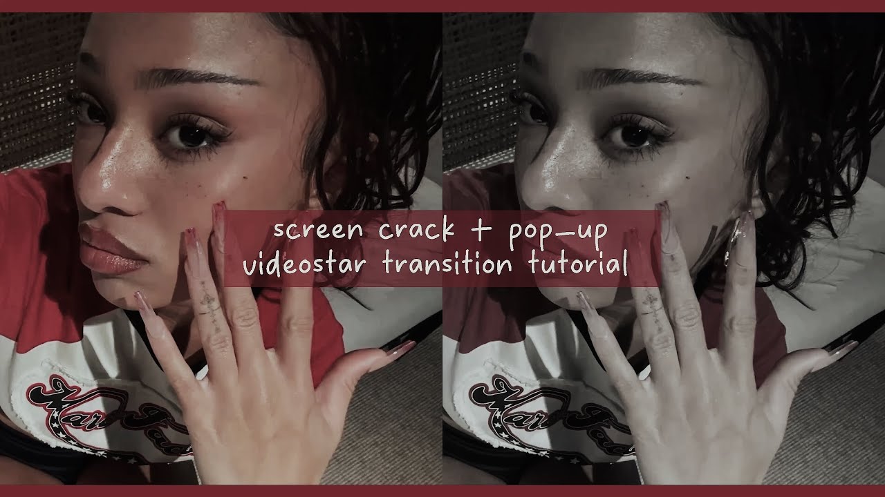 SCREEN CRACK + POP-UP TRANSITION | VIDEOSTAR TUTORIAL