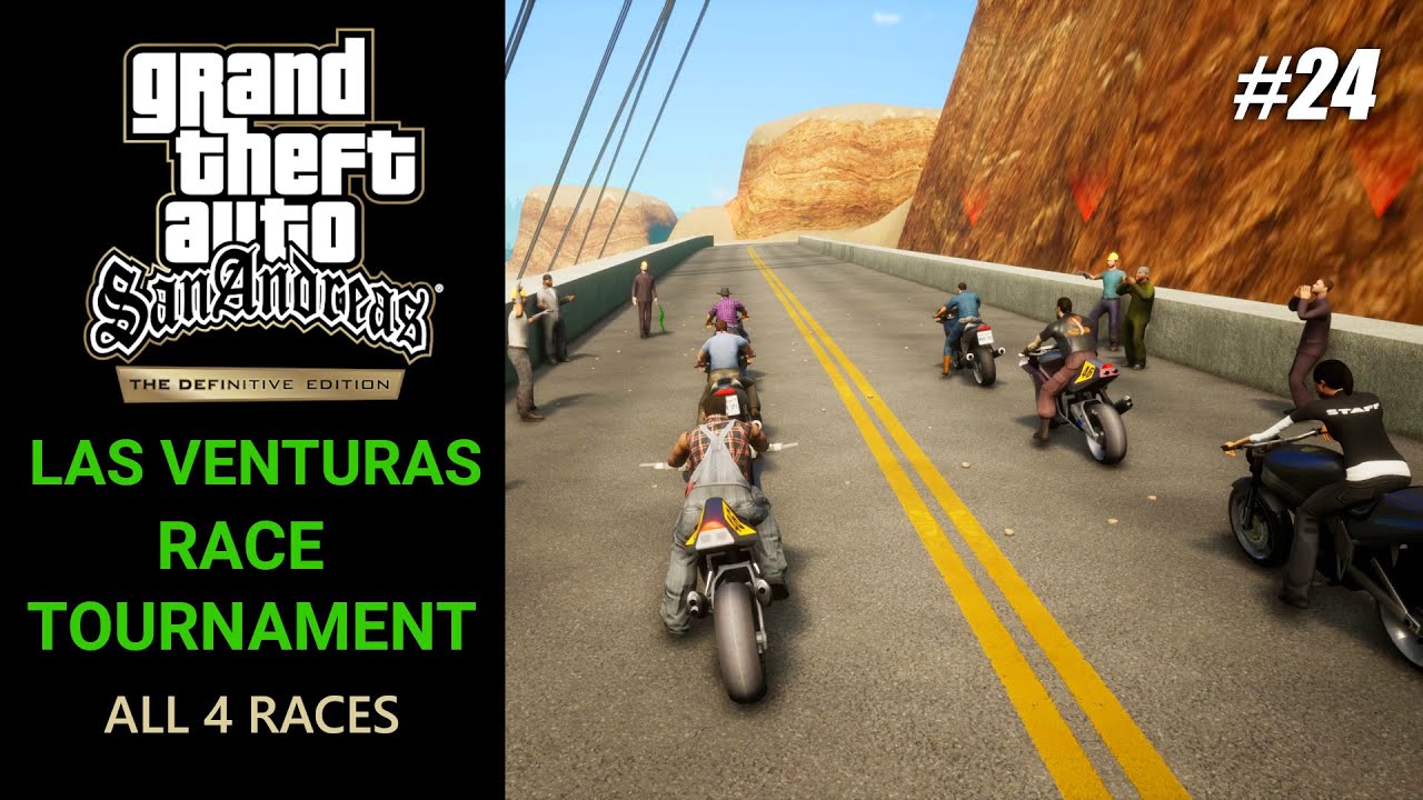 GTA San Andreas Definitive Edition - Las Venturas Race Tournament [1440p]