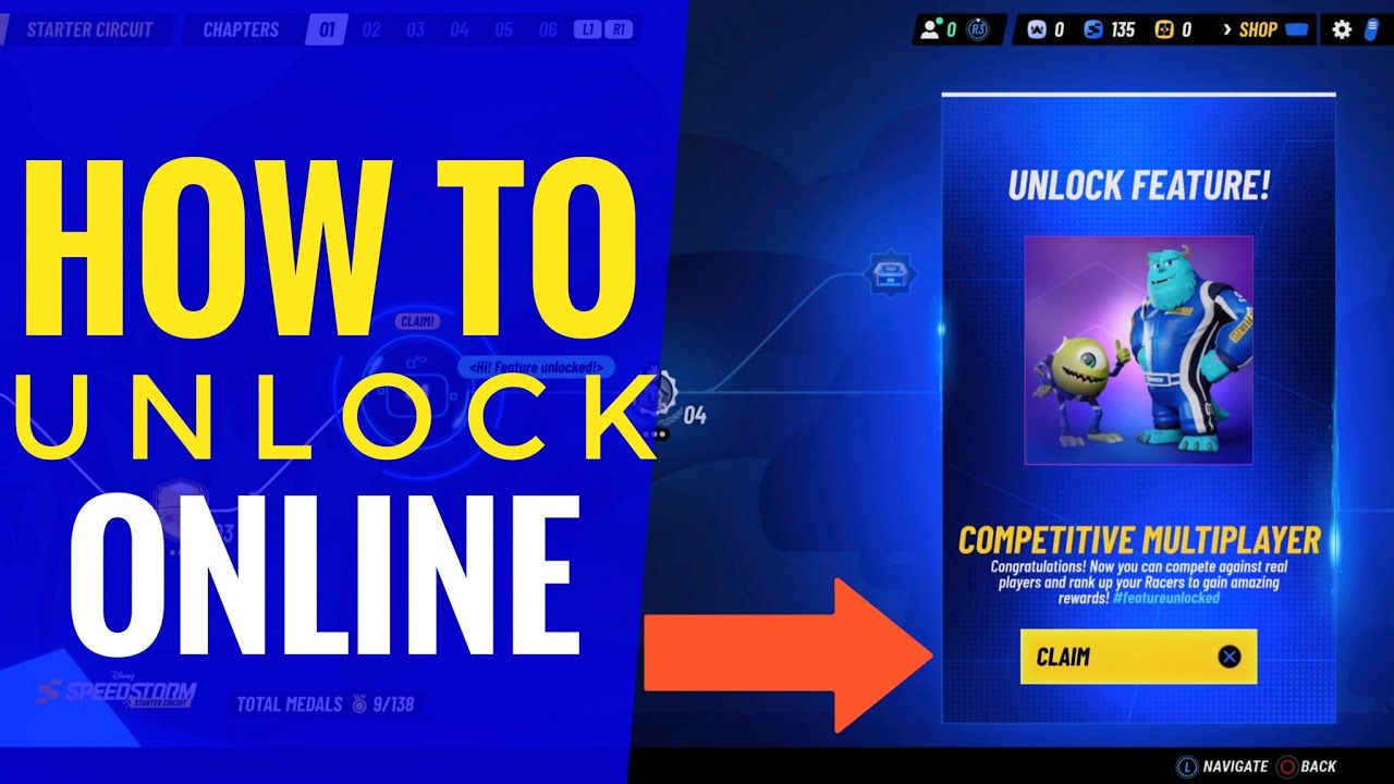 How to Play Online | How to Unlock Online Mode | Disney Speedstorm