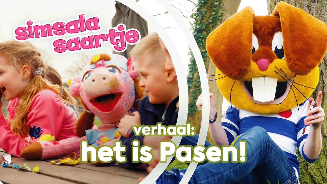 HET IS PASEN 🐰🥚 | SIMSALA SAARTJE 🐽 | Educatieve kleutertelevisie | Rangtelwoorden