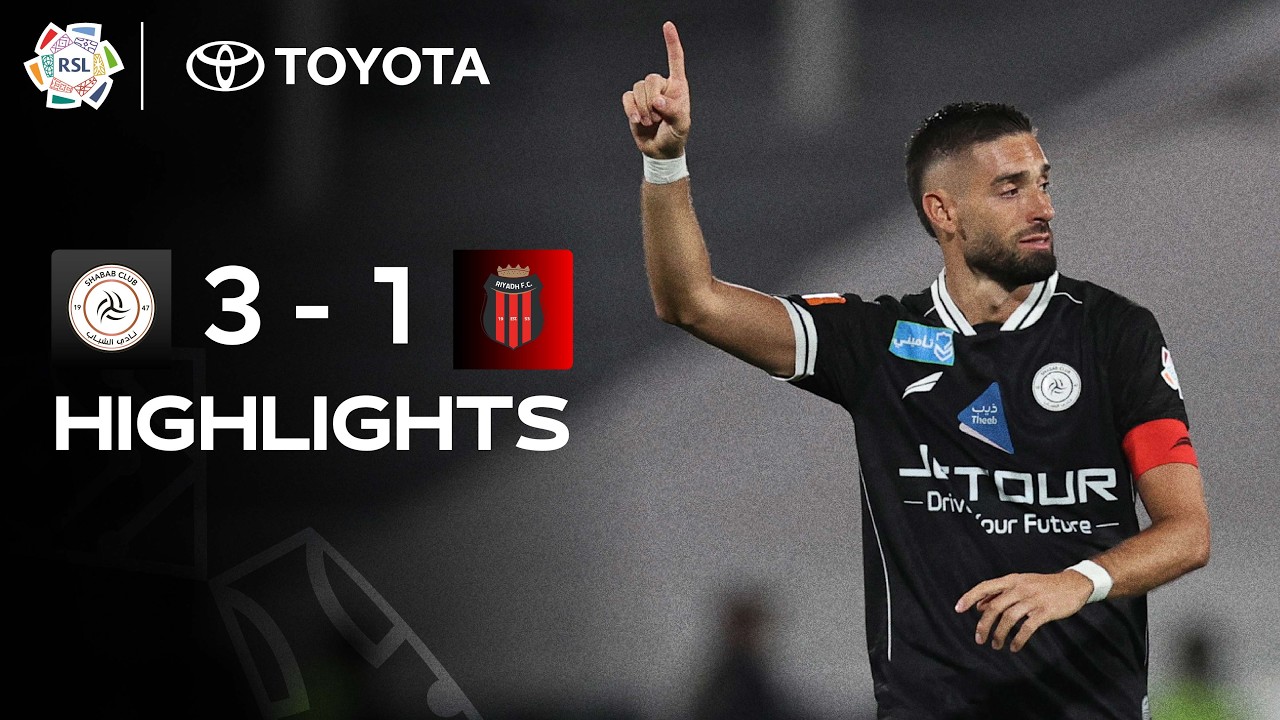 Back-to-back wins! 🔥 Al Shabab shine against Al Riyadh ⏱️ | Powered by Toyota