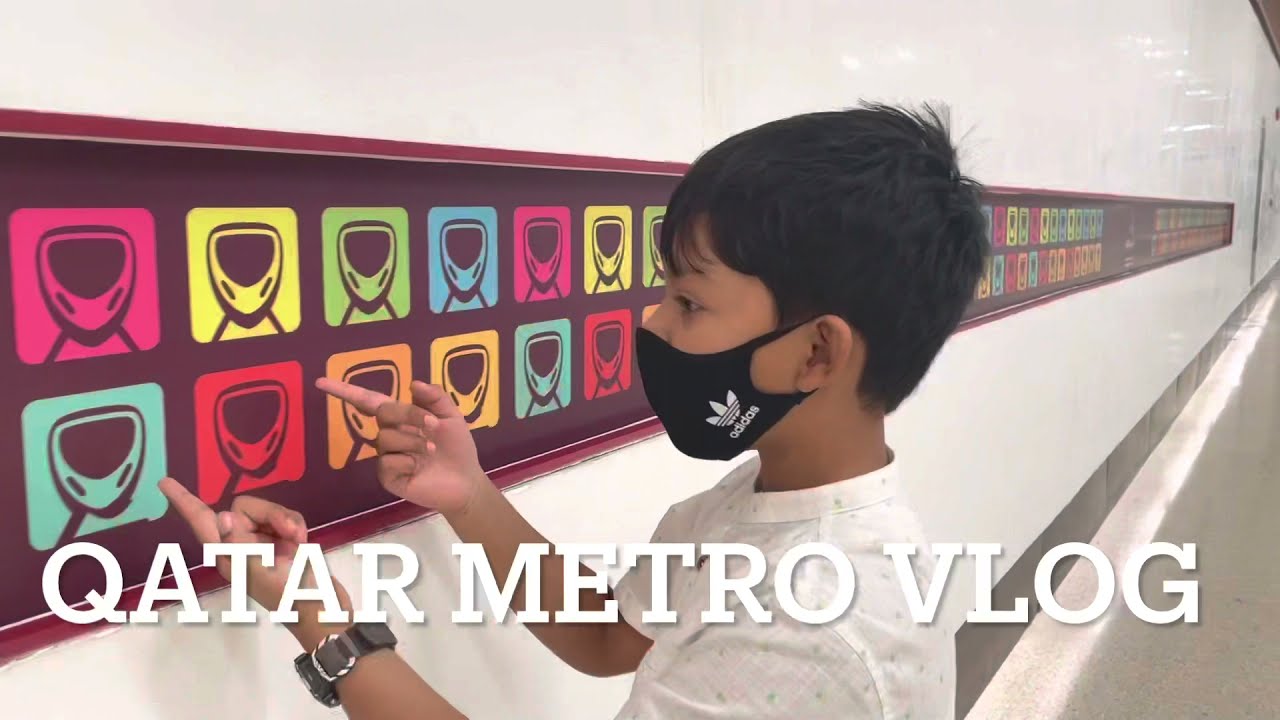 Qatar Metro Vlog | Travel in Doha Metro | Qatar Rail | Doha Metro stations