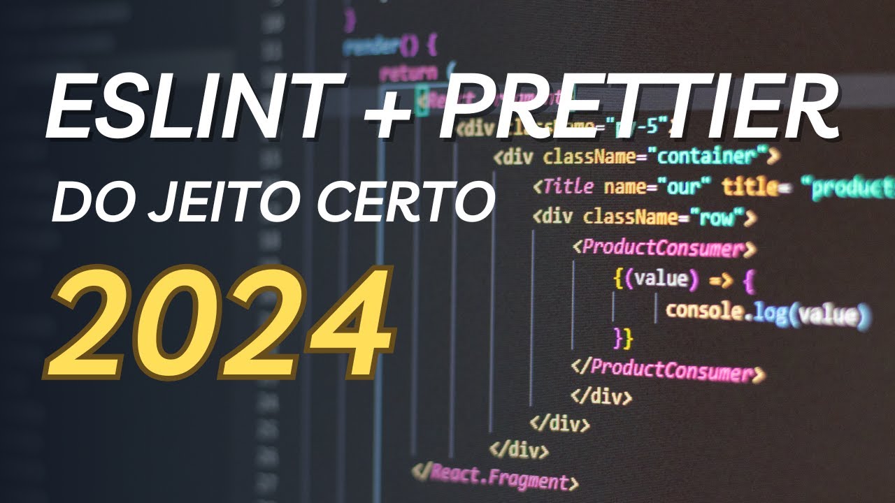 A MELHOR forma de usar o ESLINT + PRETTIER em 2024