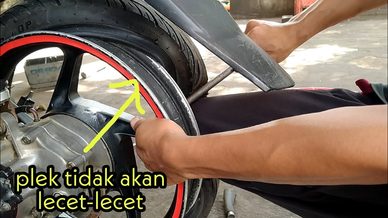 Tehnik cungkil ban(di jamin pelek tidak lecet )