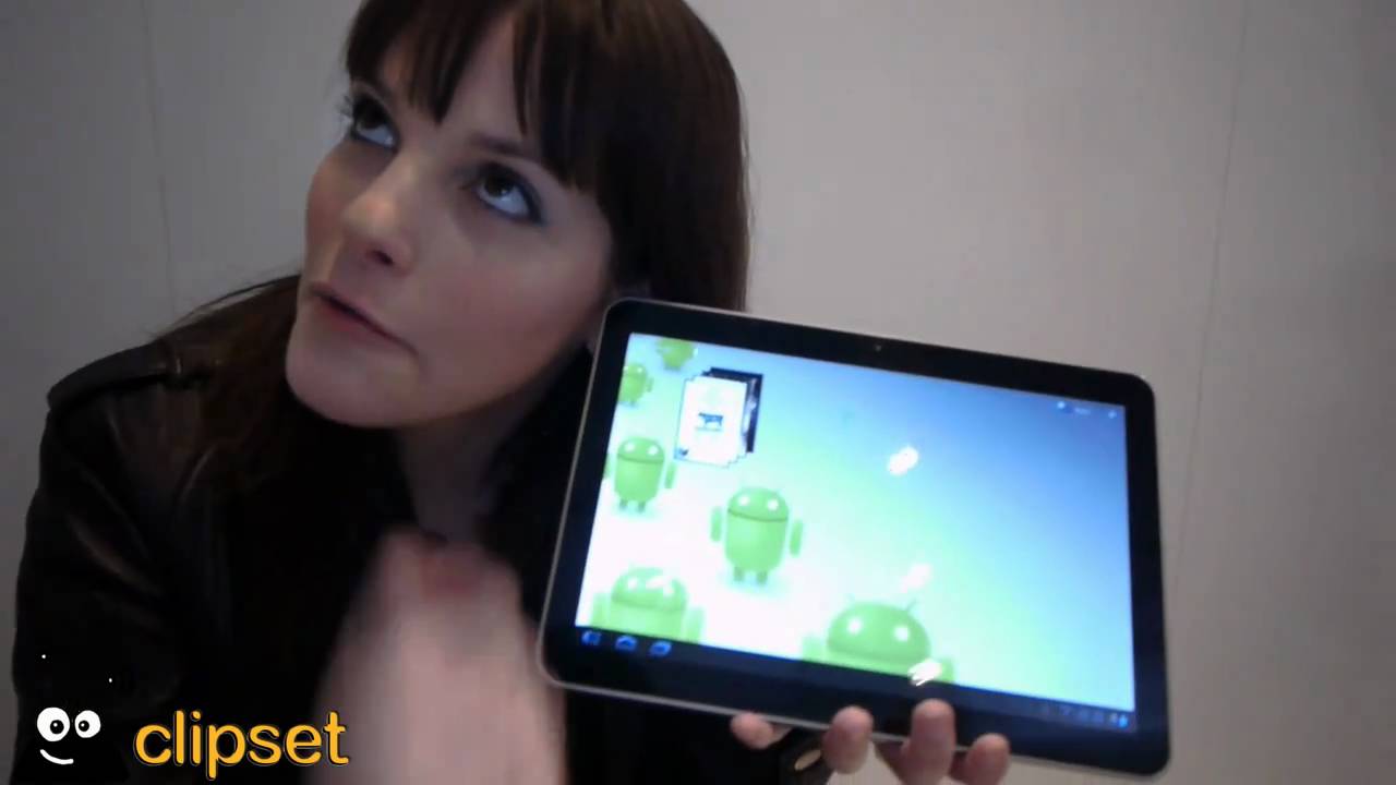 samsung galaxy tab 10 #MWC #Videorama