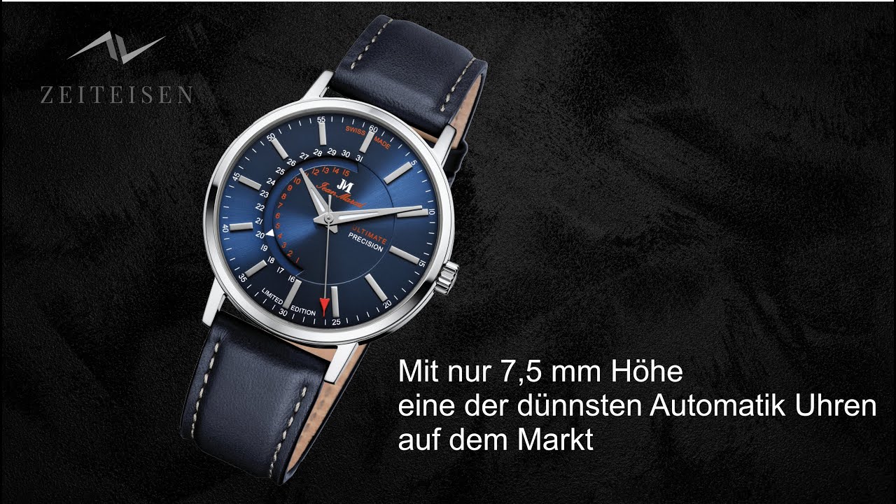 Uhren Review der Jean Marcel Optimum Curved Blau