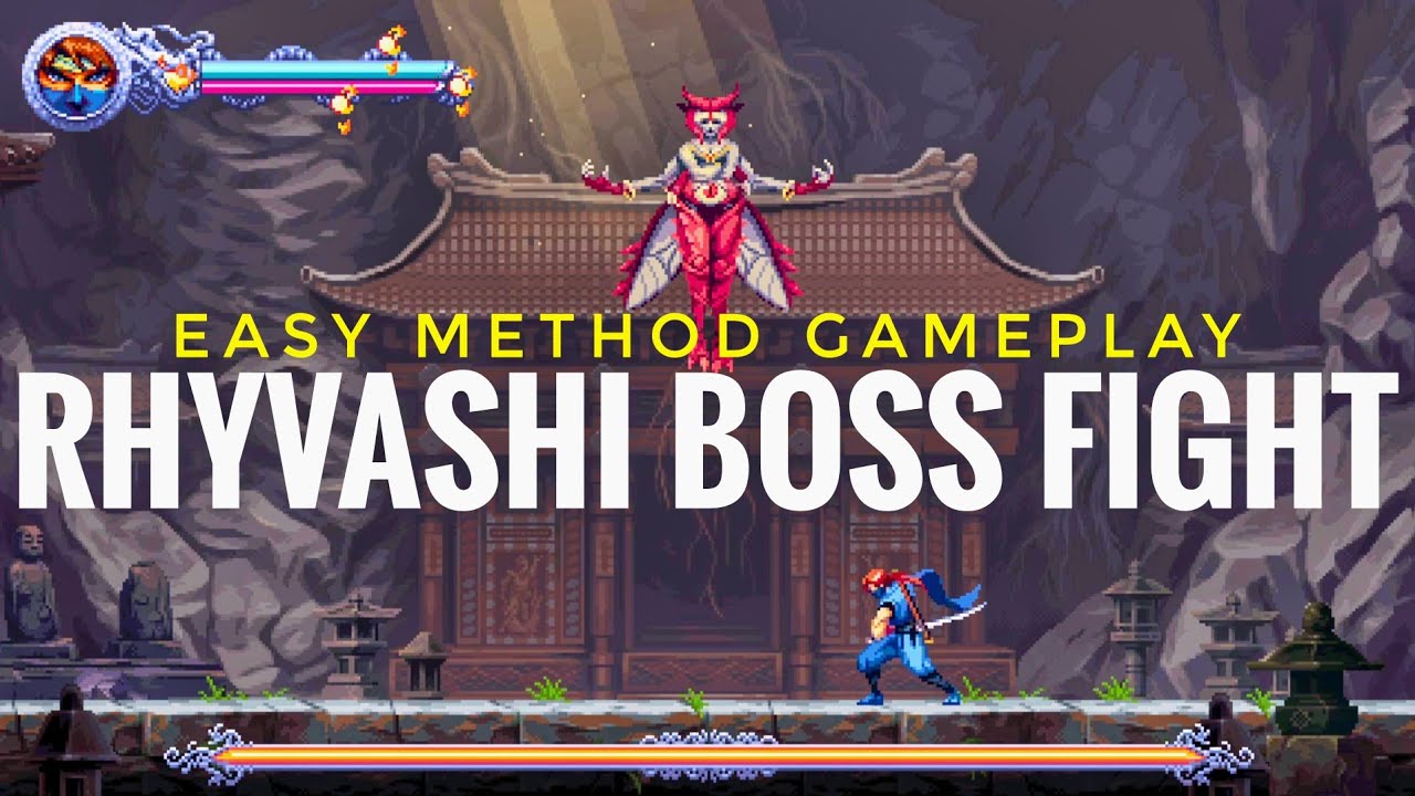 Ninja Gaiden Ragebound | Rhyvashi BOSS Fight Gameplay (Easy Method)|Construction Site 3-5 BOSS Fight