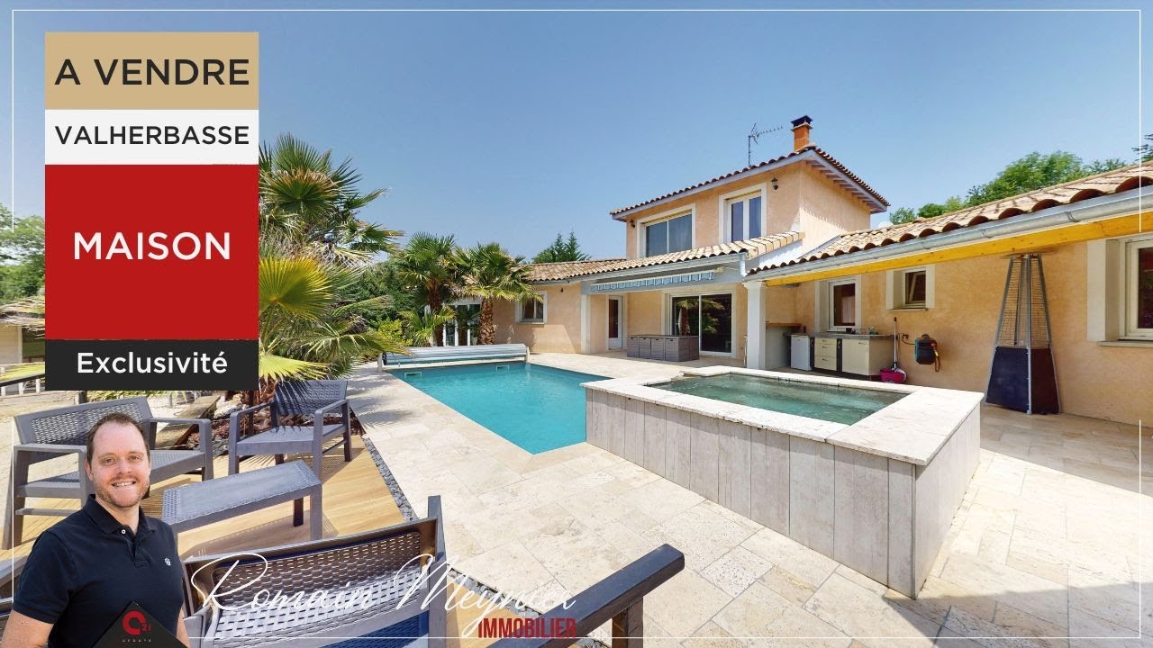 Villa exceptionnelle 5 pièce 200m² à Valherbasse (Drôme/Isère)