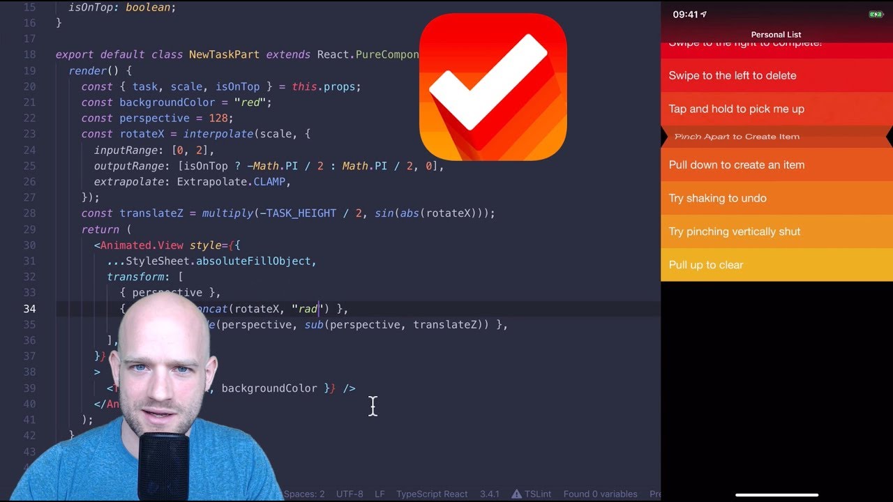 Clear Todos Pinching - “Can it be done in React Native?”