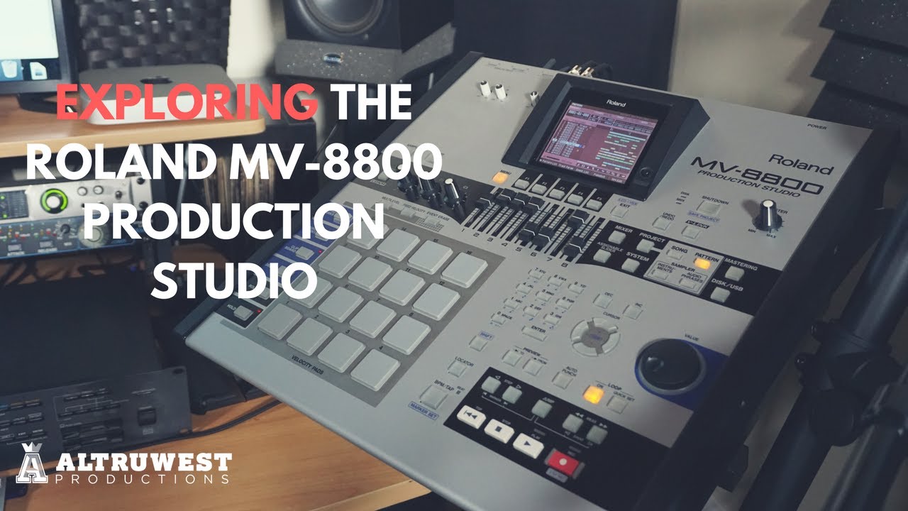 Exploring the Roland MV-8800 Production Studio Groovebox (2017)