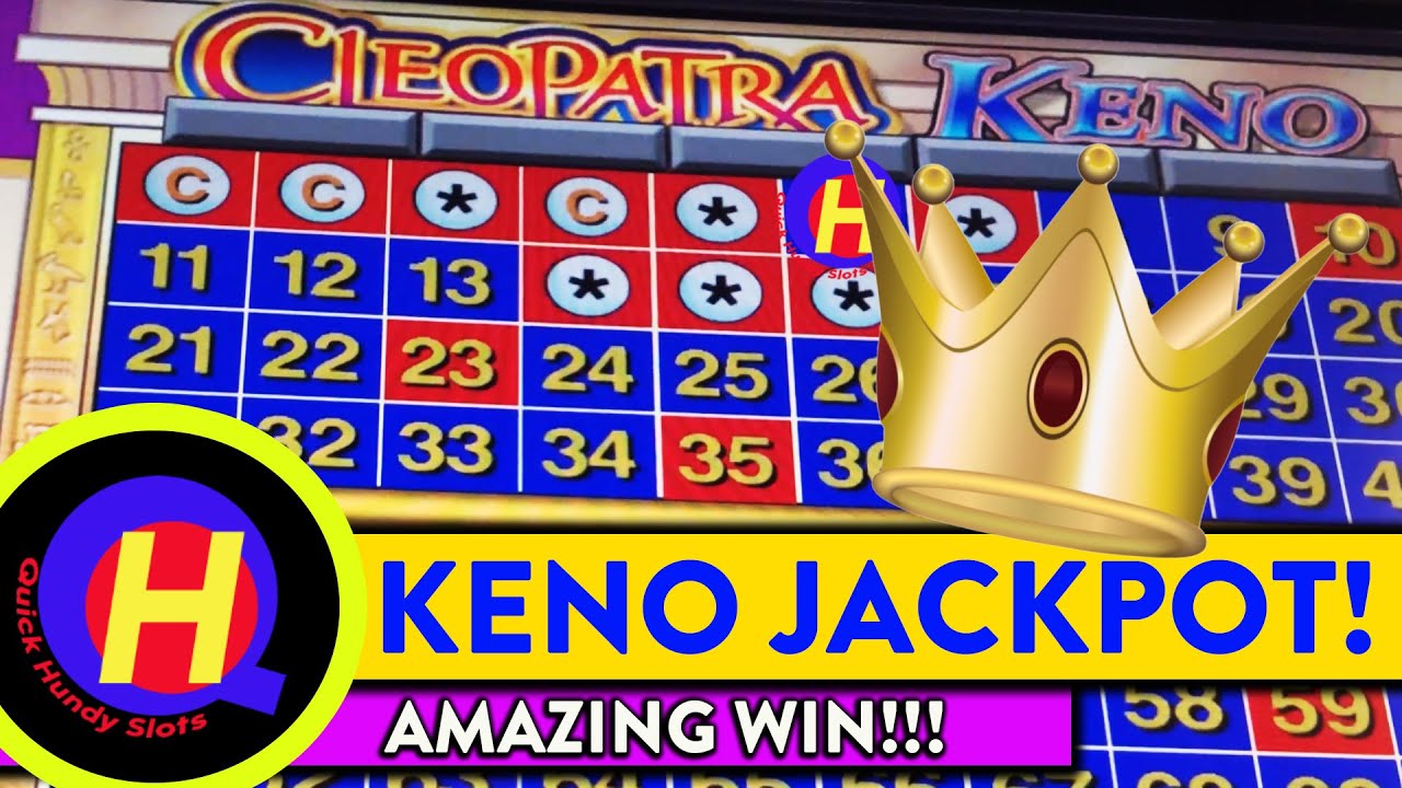 CRAZY KENO JACKPOT! Our BIGGEST Cleopatra KENO #HandPay Ever! #KENONATION #TheCROWN