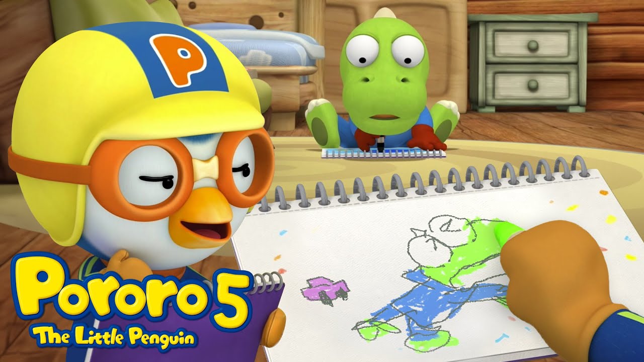 Pororo English Episode | The Magic Sketchbook | Learn Good Habit | Pororo Episode Club