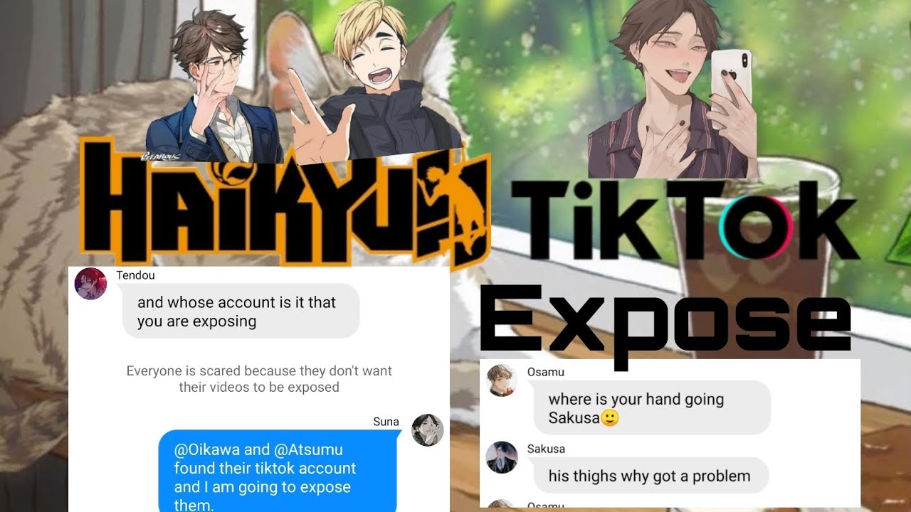 Suna expose Atsumu and Oikawa's Tiktok || Haikyuu texts || (Requested)