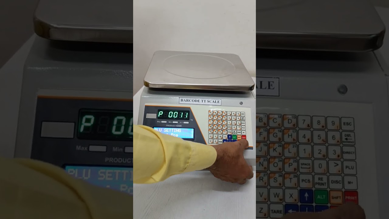MANUALLY UPDATE PRODUCTS IN 56 KEYPAD BARCODE PRINTER SCALE (PART - 4) CONT - 9892244811