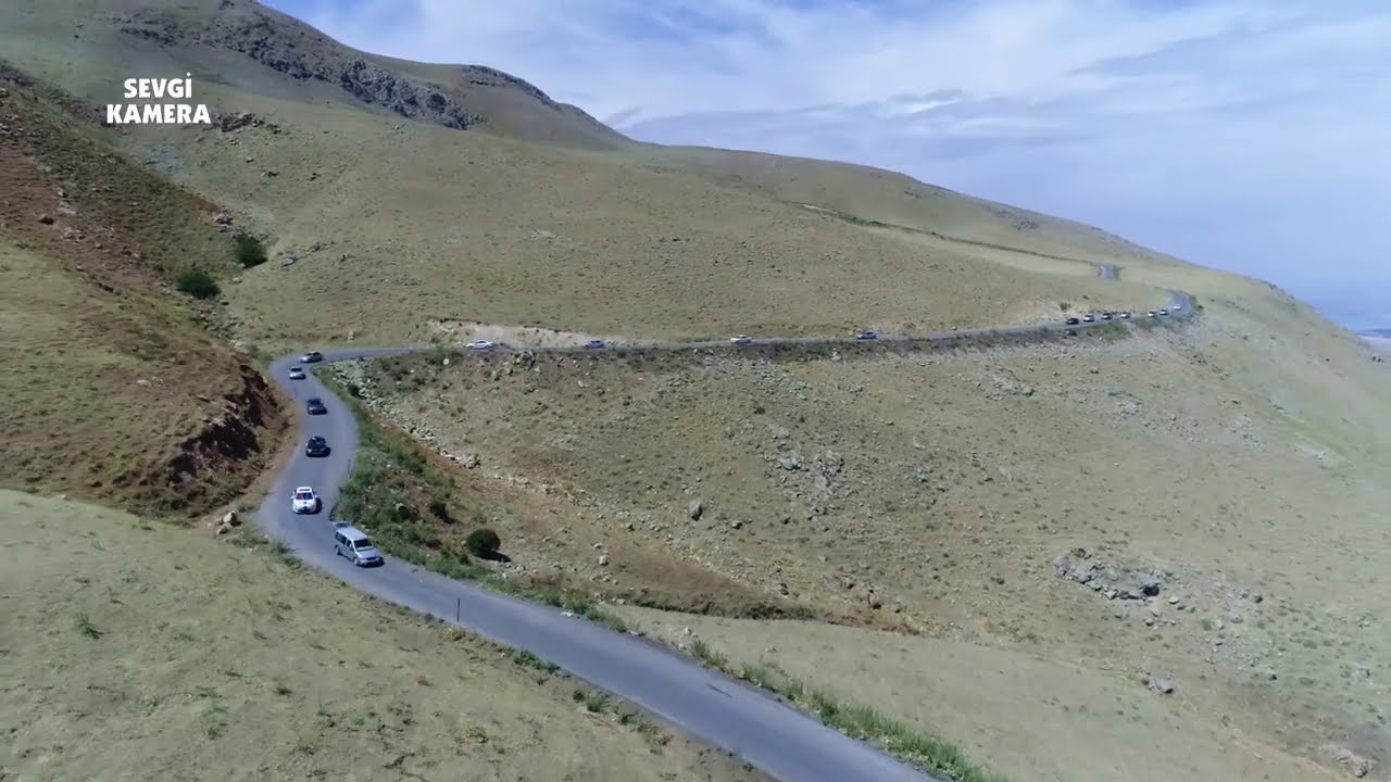 Yüksek Dağdan Virajlı Yolda İzleyeceğiniz En Güzel Düğün'ün Drone Konvoy Çekimi 2020