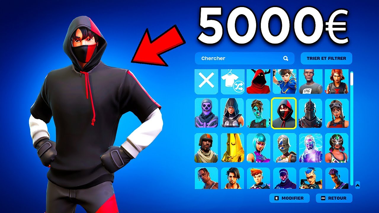 J’ai Échangé un Compte Fortnite à 1€ contre un Compte Rare à 5000€ !