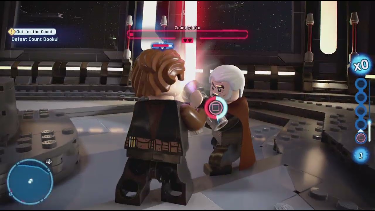 LEGO Star Wars: The Skywalker Saga_ fight count dooku as biggs darklighter