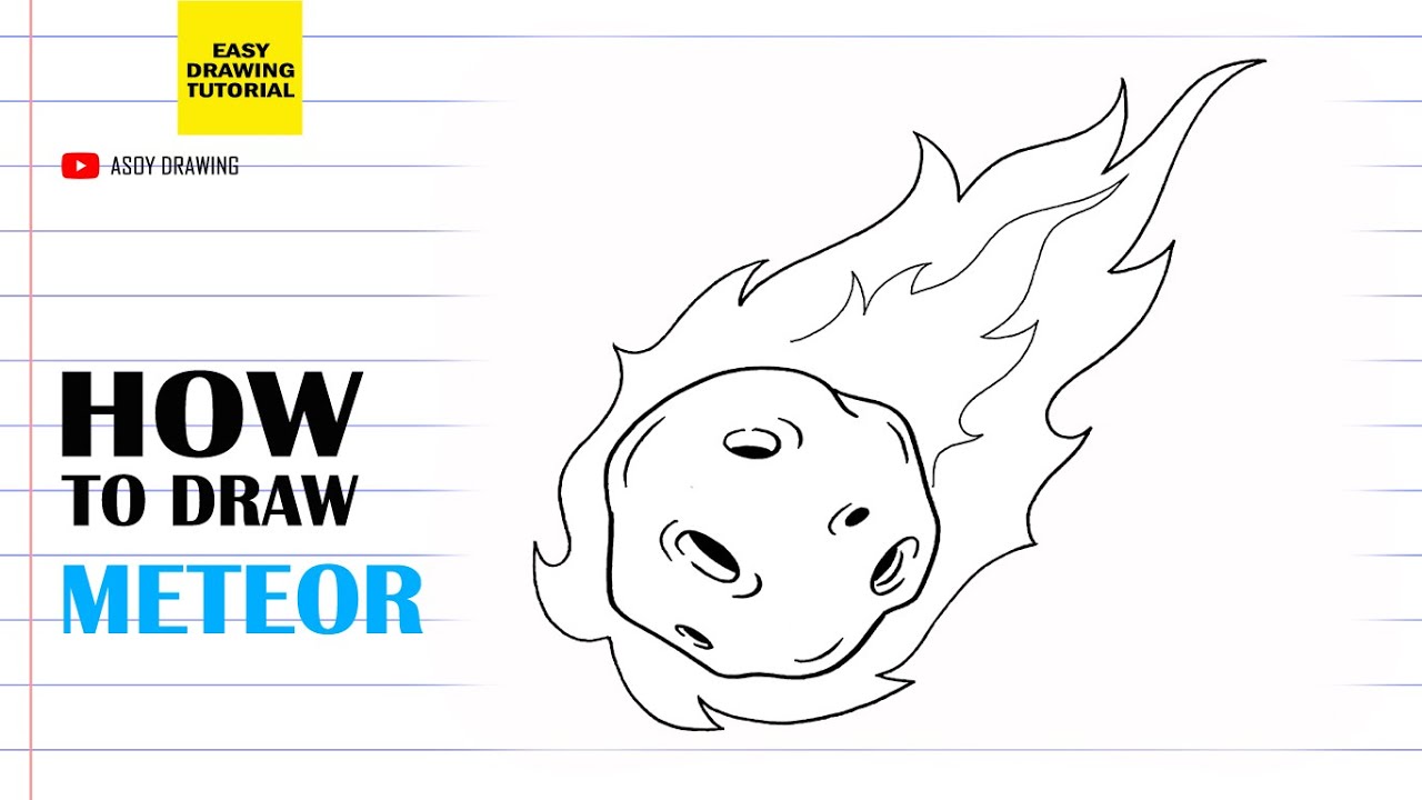 How to draw Meteor Easy