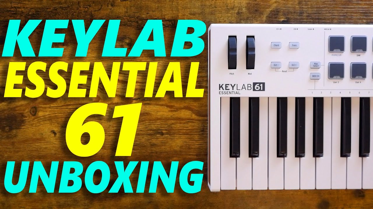 Keylab Essential 61 Unboxing and First Impressions!