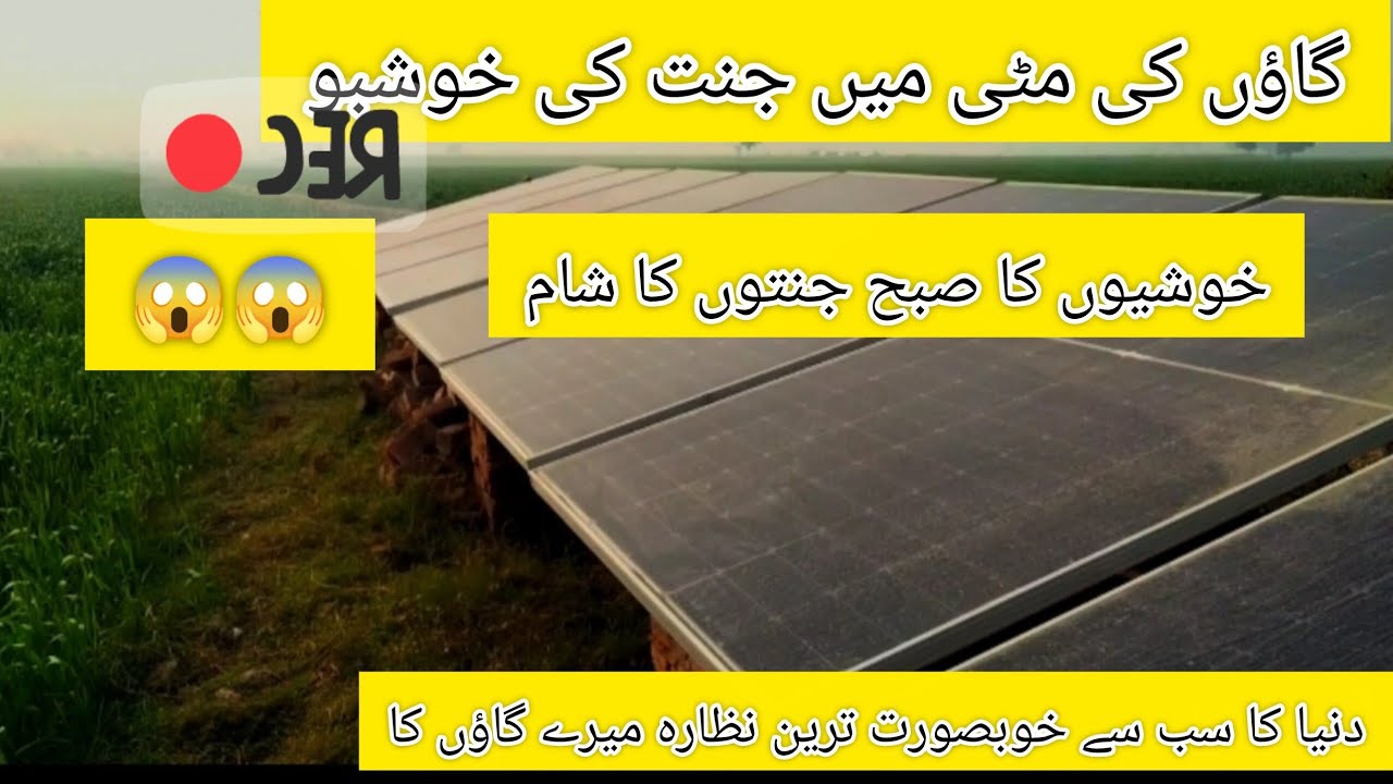 گائوں کا ویلاگ