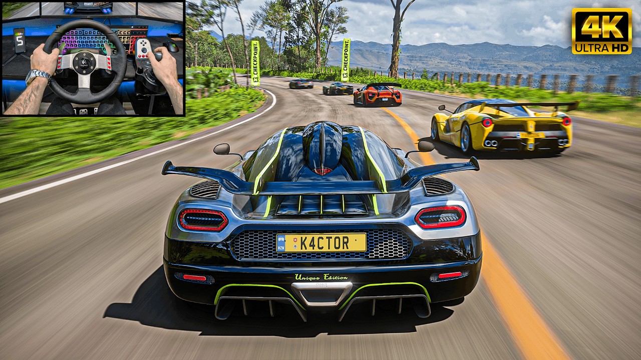 1200HP Koenigsegg One:1 Vs Hypercars Racing - Forza Horizon 5