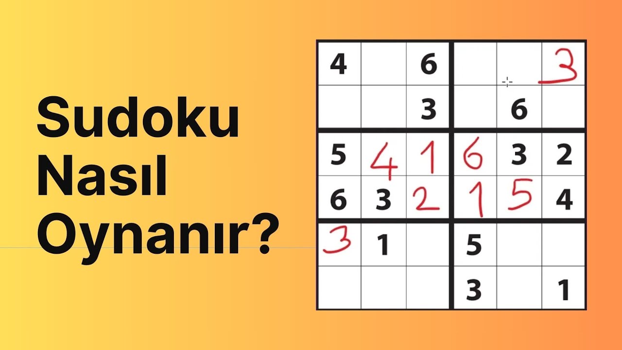 Sudoku Nasıl Oynanır? - Sudoku Çözme Teknikleri