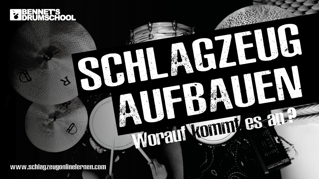 Schlagzeug aufbauen - Worauf kommt es an?