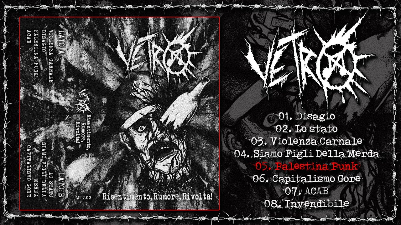 VETRO - Risentimento, Rumore, Rivolta (Italian Grindcore, 2025, Full EP)