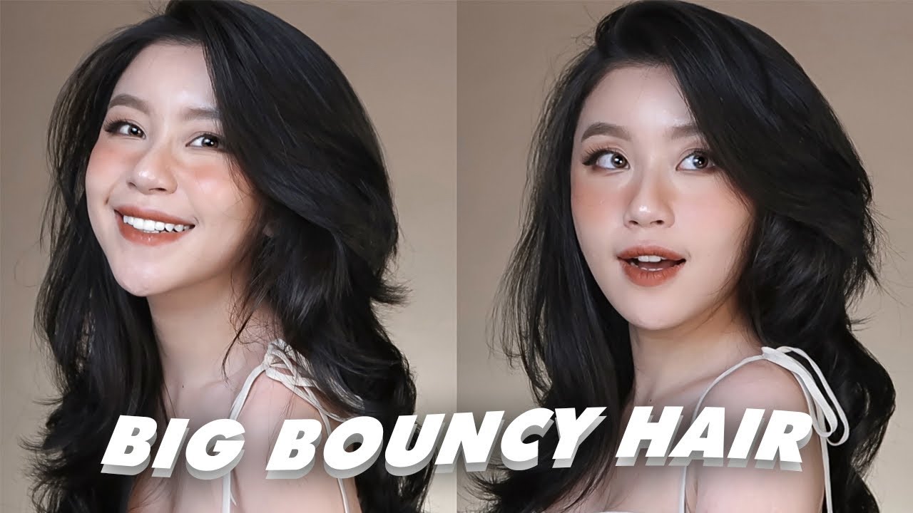 Cách Quấn Tóc Siêu Phồng ,Dưỡng Tóc Dày Và Dài | Voluminous & Bouncy Haircare Routine |Quỳnh Thi|
