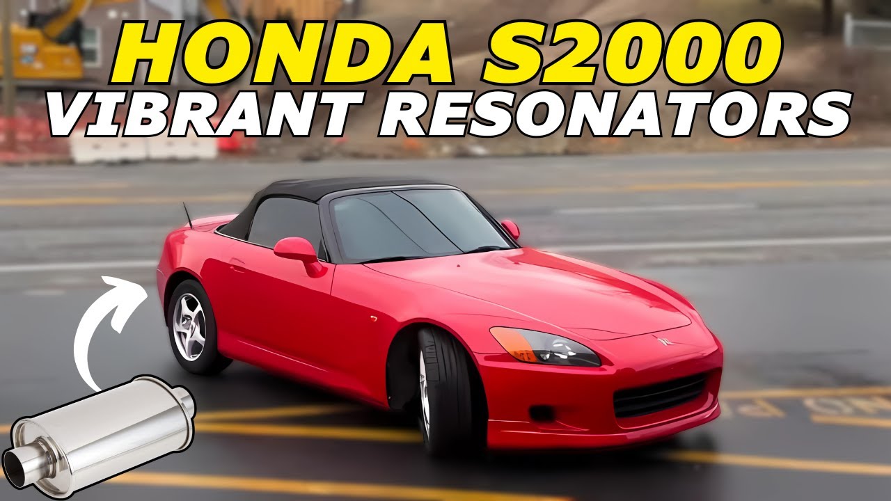 2000 Honda S2000 2.0L Exhaust Sound w/ Vibrant Resonators!