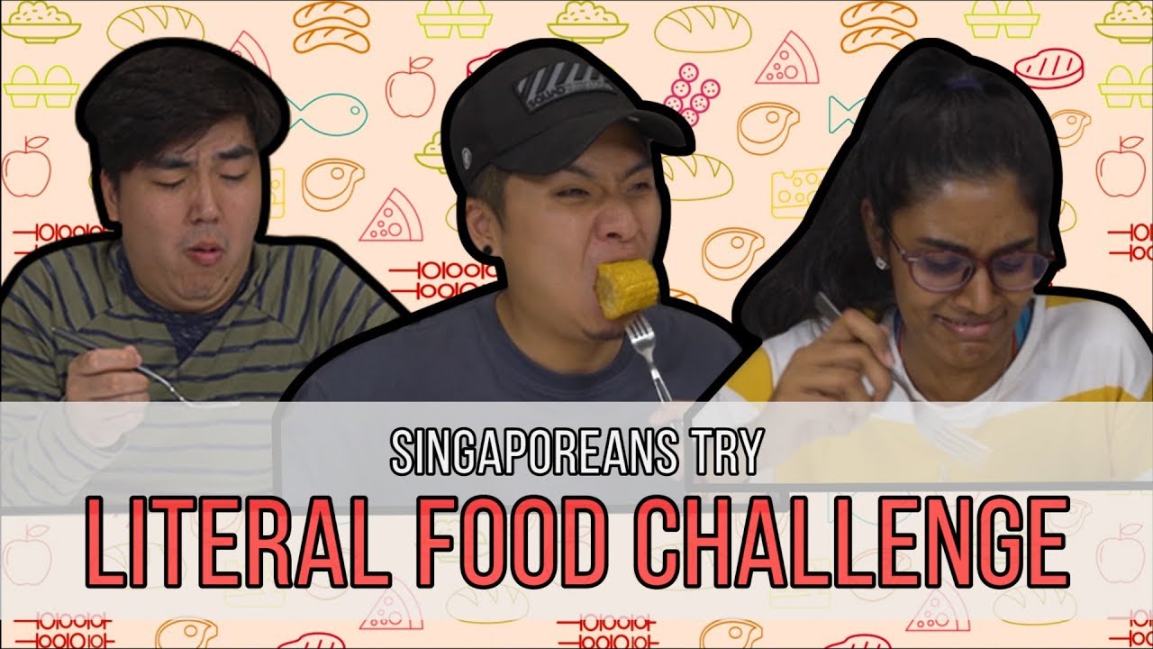 Singaporeans Try: Literal Food Challenge. e.g CARROT+CAKE