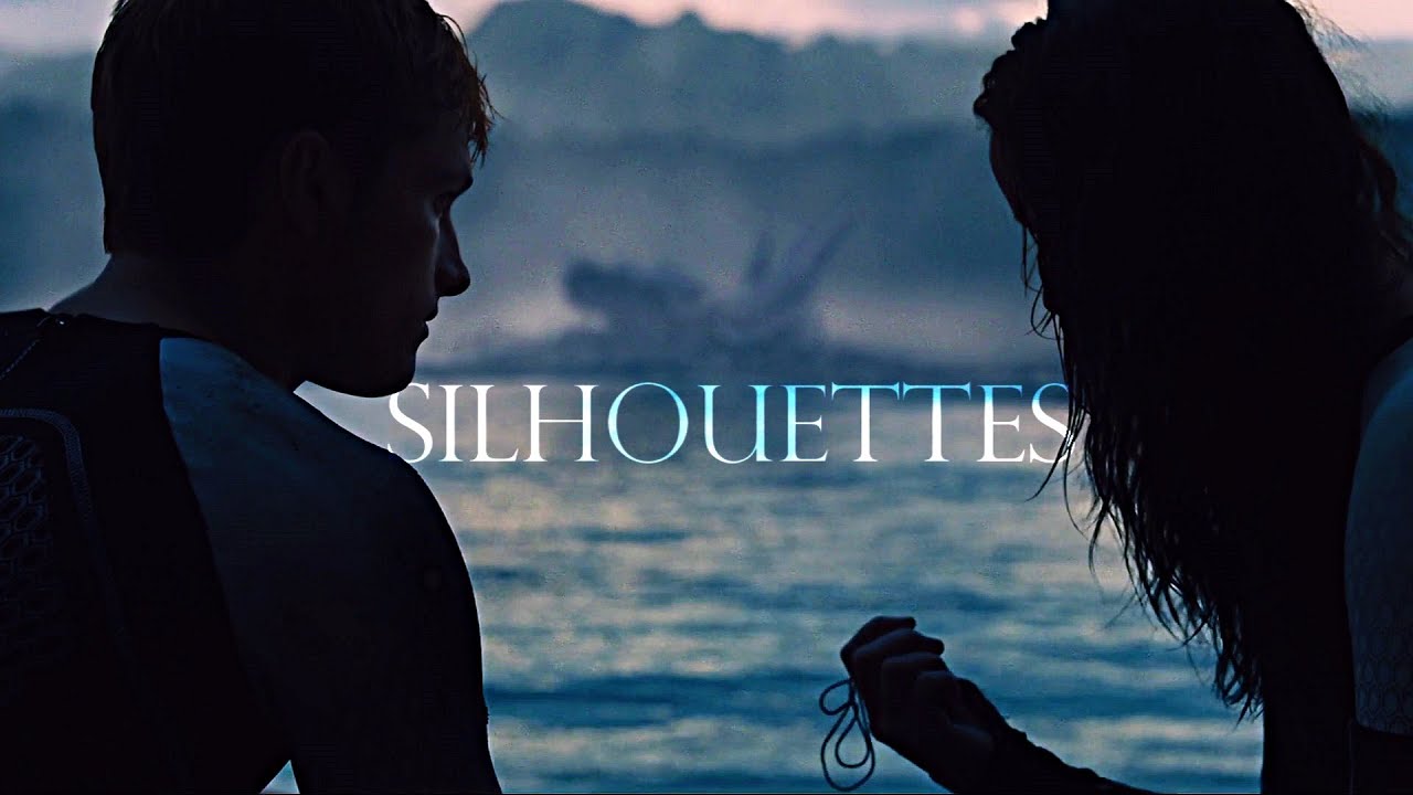 Katniss & Peeta | silhouettes