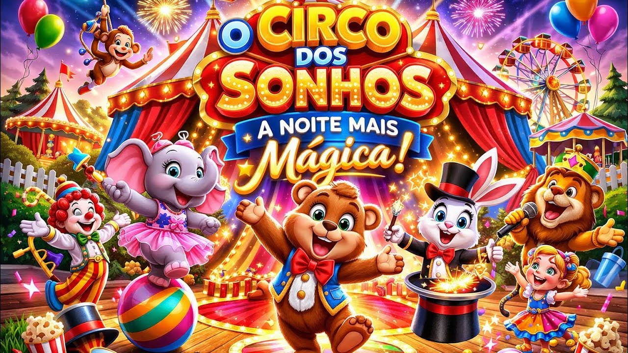 ✨️ O Circo dos Sonhos | Música Infantil | #universodosdesenho