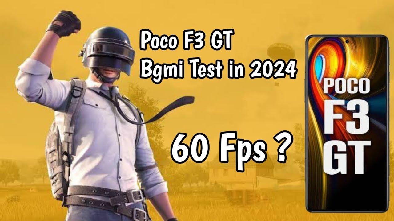 Poco f3 GT Bgmi Test in 2024 ? 60 fps gameplay Test | poco f3 Bgmi Test