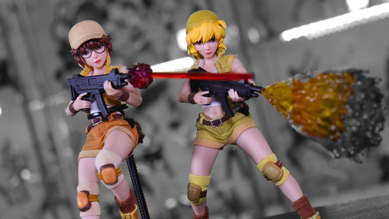 Tunshi Studio Metal Slug 3 Fiolina Germi y Eri Kasamoto Figure Review